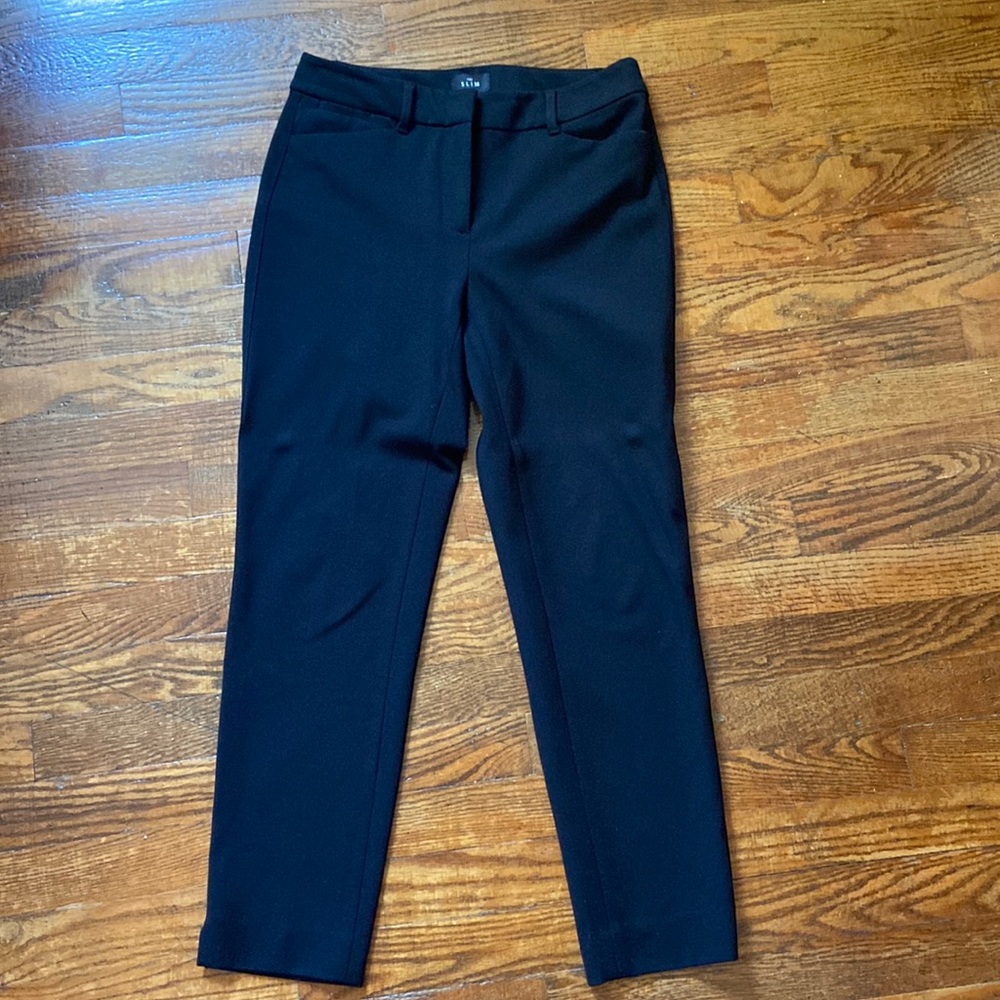 WHBM Slim Ankle Professional Work Pants Black 0
